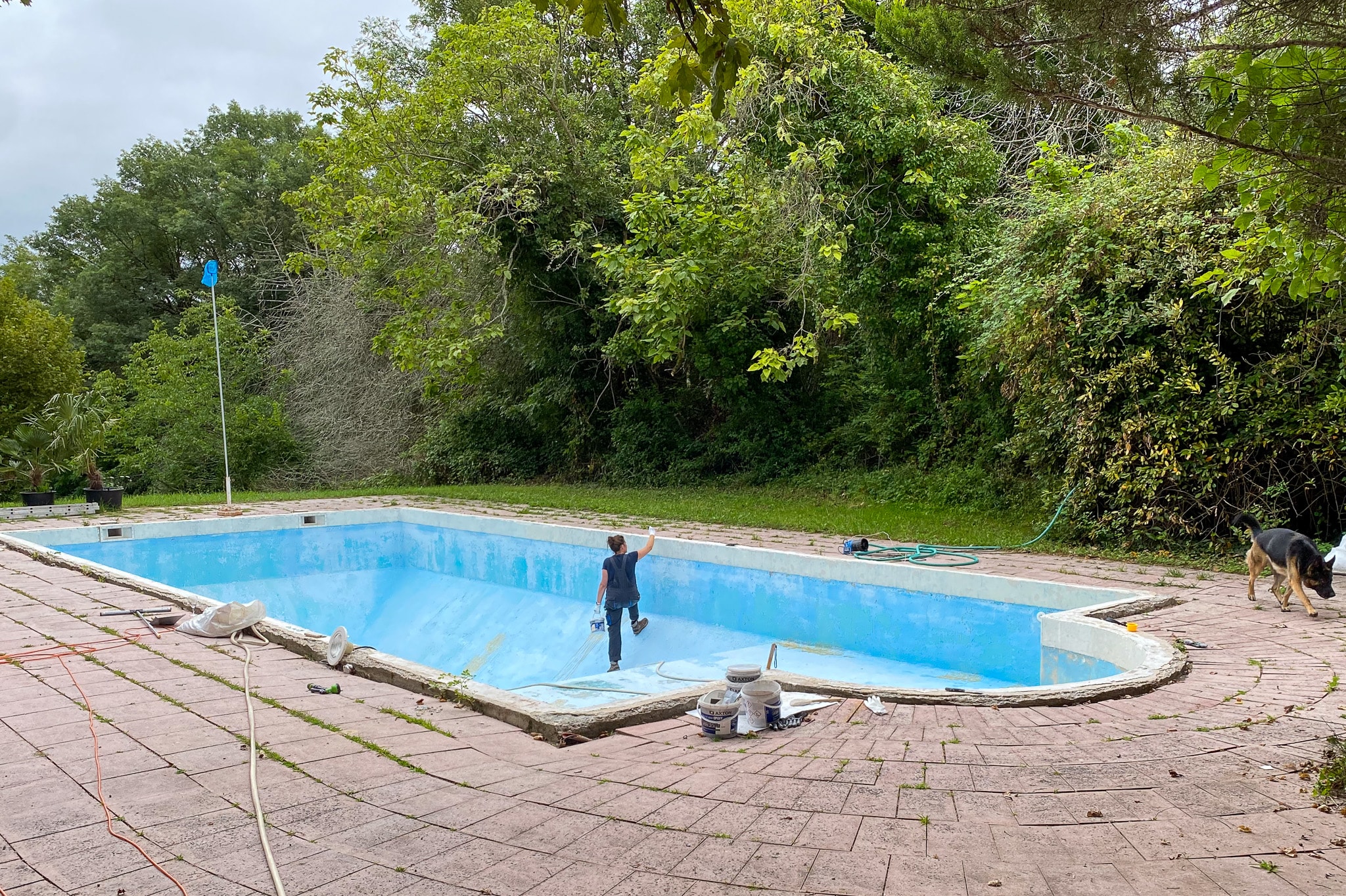 Pool being renovated